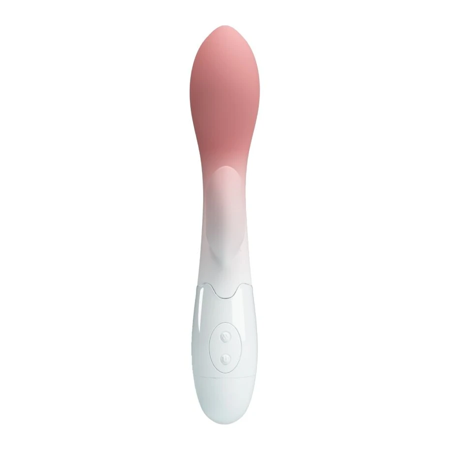 PRETTY LOVE - VIBRATORE PUNTO G LUMINOSO + STIMOLATORE CLITORIDEO 30 VIBRAZIONI ROSA